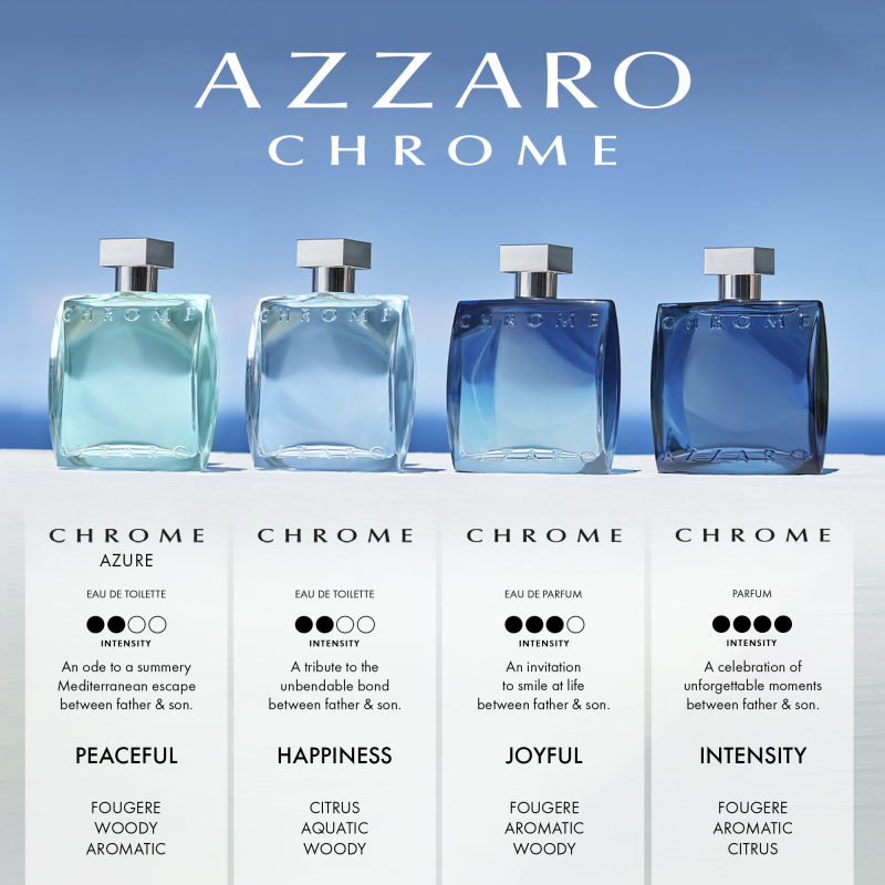 Azzaro Chrome Azure Eau De Toilette Perfumer A J Lia