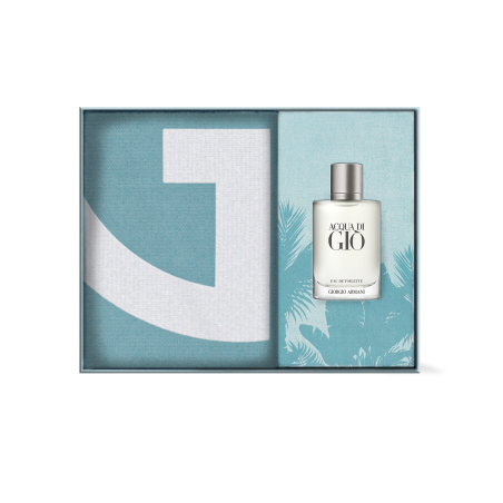 Set Acqua di Giò Eau de Toilette y Toalla de Playa