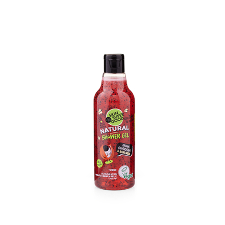 Gel de Ducha Natural de Guaraná Orgánico y Semillas de Albahaca