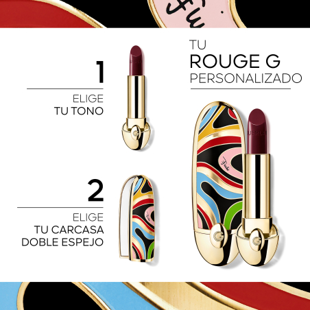 Rouge G Marmo Kiss Recarga Barra de Labios Tratamiento Personalizable