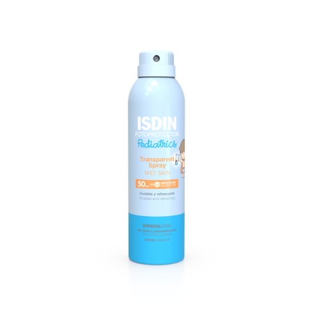 ISDIN FOTOPROTECCIÓN PEDEDRIATICO TRANSPARENTE SPRAY WET SKIN 50+ 250ML