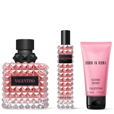 Set de Navidad Born in Roma Donna Eau de Parfum y Loción Corporal