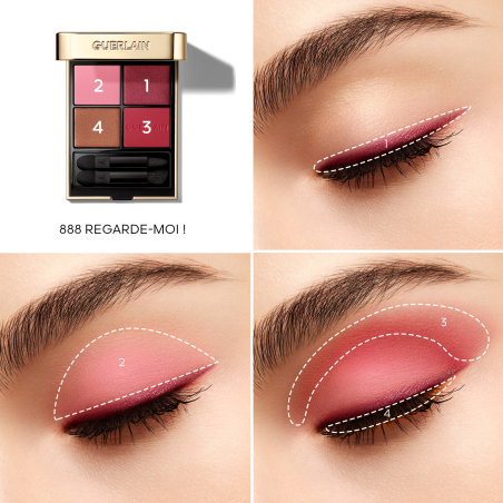 Ombres G 888 Regarde-moi ! Sombras de Ojos en 4 Tonos Edición Limitada