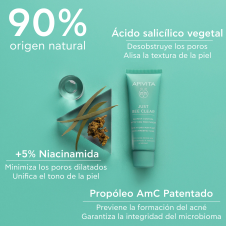 Just Bee Clear  Crema Anti-Imperfecciones Matificante Hidratante