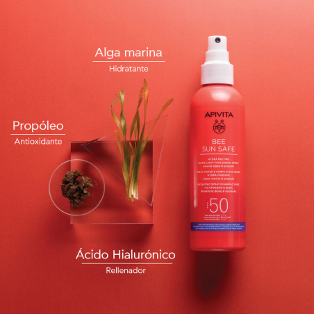 Bee Sun Safe Hydra Fresh Spray para Rostro y Cuerpo SPF 50