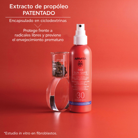 Bee Sun Safe Hydra Fresh Spray para Rostro y Cuerpo SPF 30