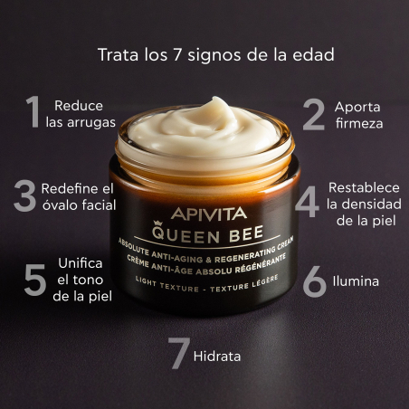 Queen Bee Crema Regeneradora Antiedad Absoluto Textura Ligera