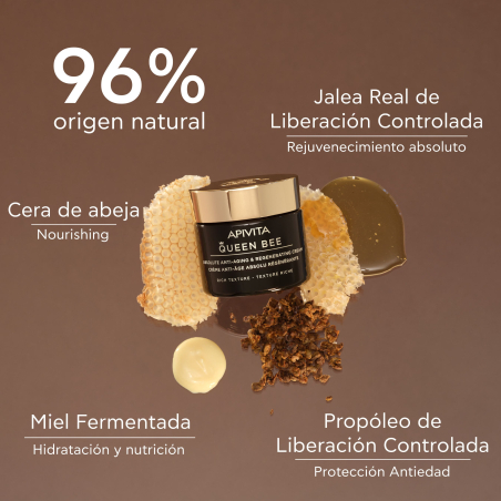 Queen Bee Crema Regeneradora Antiedad Absoluto Textura Rica 50 ml