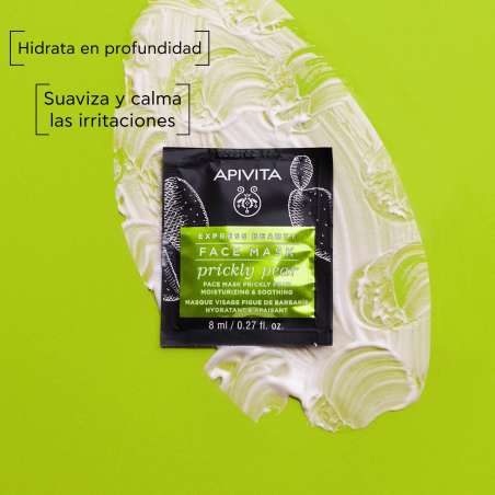 Express Beauty Mascarilla Facial Hidratante y Calmante con Higo Chumbo 2x8 ml