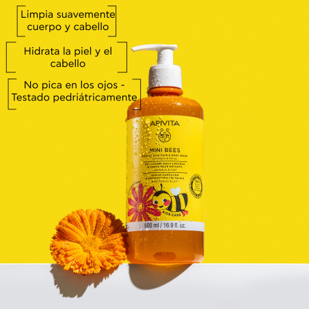 Mini Bees Gel Champú Suave Para Niños