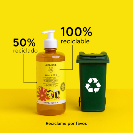 Mini Bees Gel Champú Suave Para Niños