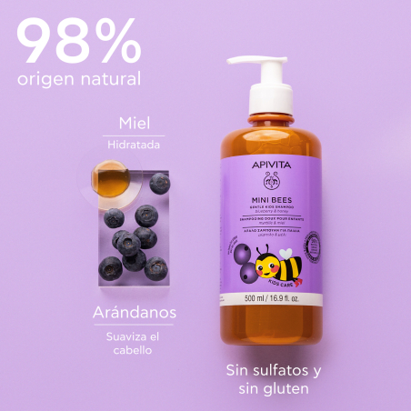 Mini Bees Champú Suave Para Niños