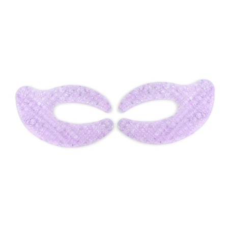 Institute C Shaped Glitter Eye Pads Purple