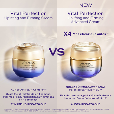 Shiseido Vital Perfection Uplifting And Firming Cream | Perfumería Júlia