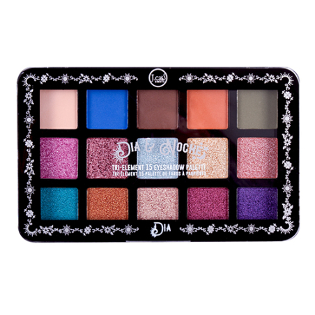 JCAT Dia & Noche Tri-Element 15 Eyeshadow Palette