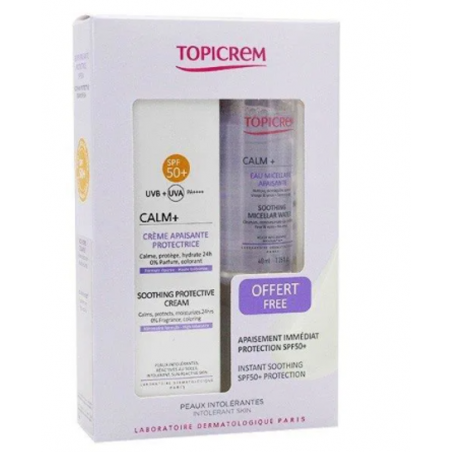 PACK CALM+ CREMA SPF50 40ML+ AGUA MICELAR 40ML DE REGALO