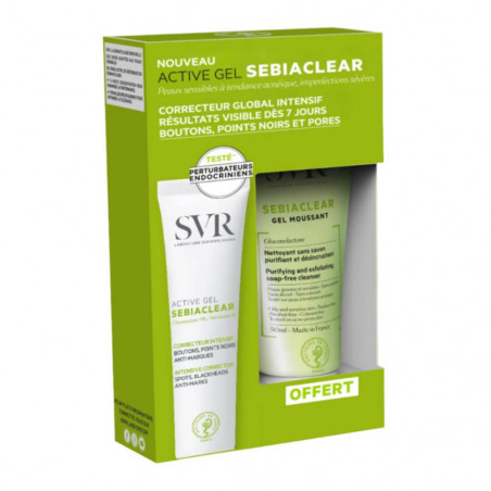 SEBIACLEAR GEL ACTIVE 40ML REGALO GEL MOUSSANT 55ML