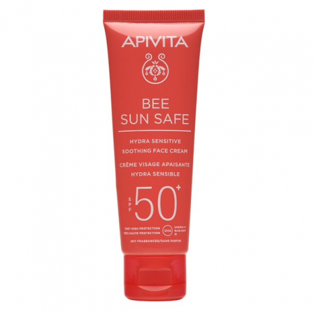 Bee Sun Safe Hydra Sensitive Crema Facial Calmante SPF 50+