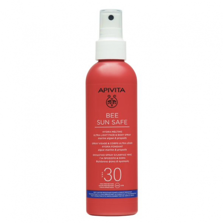 BEE SUN SAFE HYDRA MELTING SPRAY ULTRALIGERO SPF30 200ML